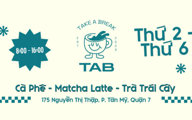 Tab Tea & Coffee - Matcha Latte Đậm Vị - Đường Số 45