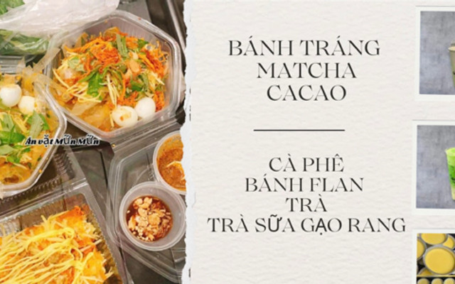 Bánh Tráng Trộn, Matcha & Cacao - Cà Phê Mẫn