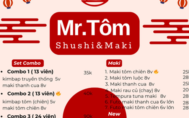 Mr. Tôm Shushi & Maki - Đường 30 Tháng 4