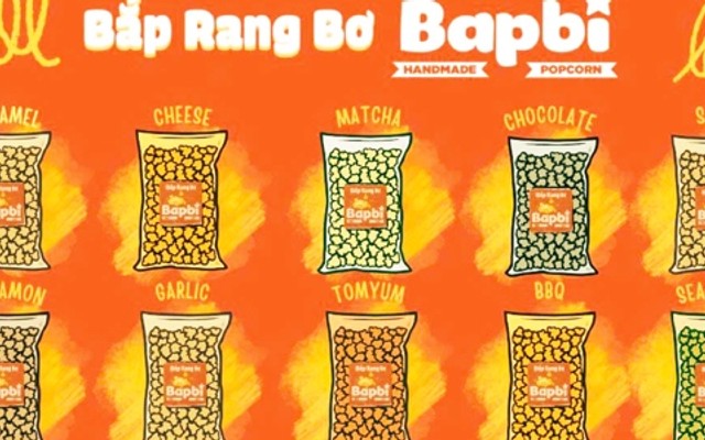 Bapbi Popcorn - Bắp Rang Bơ Kiểu Mỹ - Q10