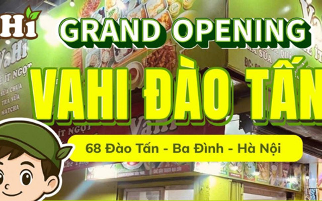 Tiệm Chè Ít Ngọt Vahi - Đào Tấn