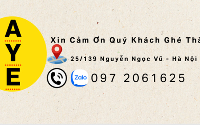 AYE - Trà Trái Cây, Nước Ép & Sinh Tố - Nguyễn Ngọc Vũ