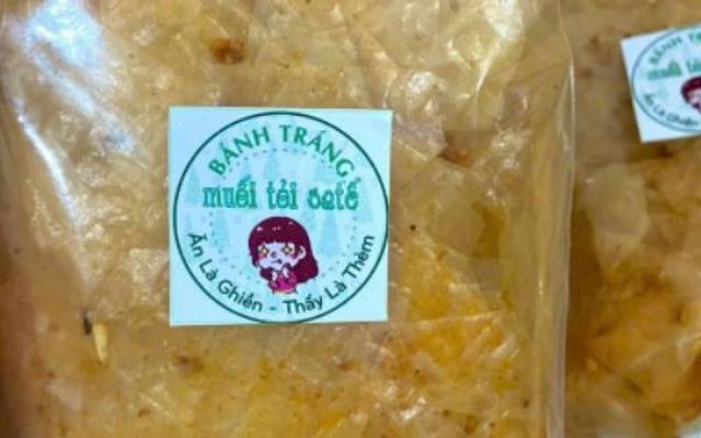 Bánh Tráng Muối Tỏi - Nhà Làm