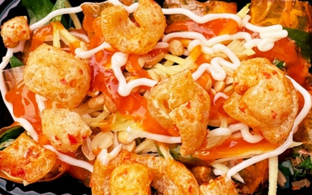 Bánh Tráng Trộn Tóp Mỡ - Bánh Tráng Nướng Đà Lạt - Cô Tư