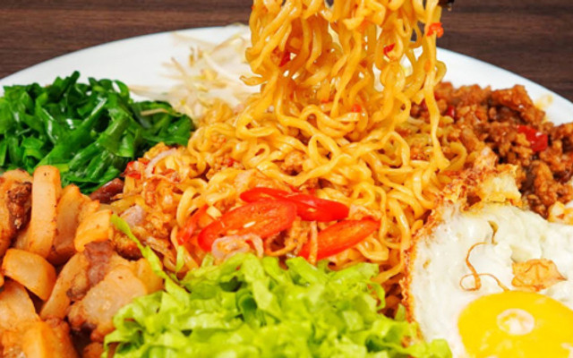 Mì Trộn Tóp Mỡ Trứng Lòng Đào - Tân Phú