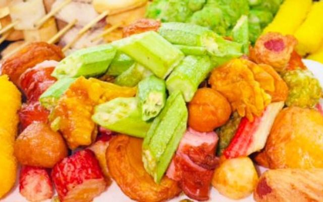 Mây Trà Trái Cây, Bánh Tráng & Cá Viên