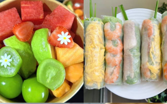 Trái Cây Mix - Trái Cây Tươi Ngon, Gỏi Cuốn & Gỏi Đu Đủ Ba Khía Thái Lan