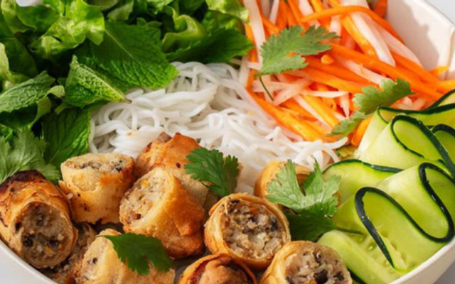 Bún Chả Giò Thịt Xào - 6 Thì - Bông Sao