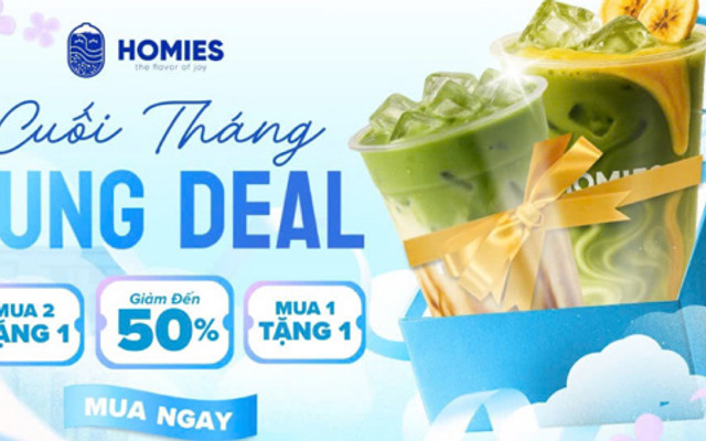 Homies - Trà Sữa Phô Mai Tươi Đài Loan - Hồ Bá Phấn