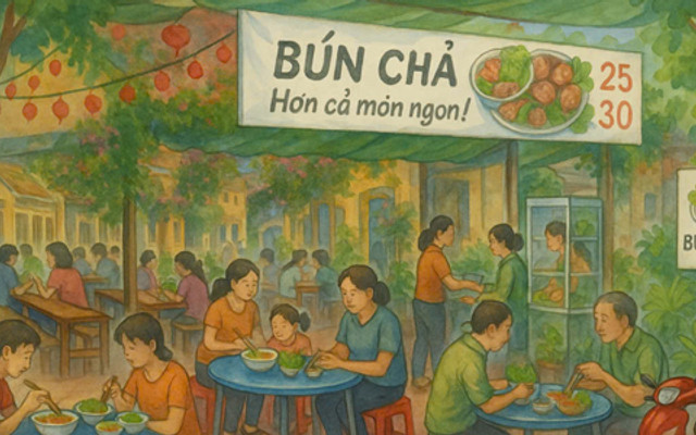 Bún Chả Út - Bún Chả Hà Nội - Cây Xăng 26