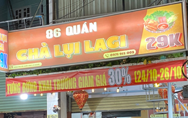 86 Quán - Chả Lụi Lagi - Dương Đình Hội