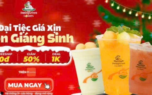 DannyGreen - Trà Sữa, Trà Trái Cây & Nước Ép Organic - Lý Tự Trọng
