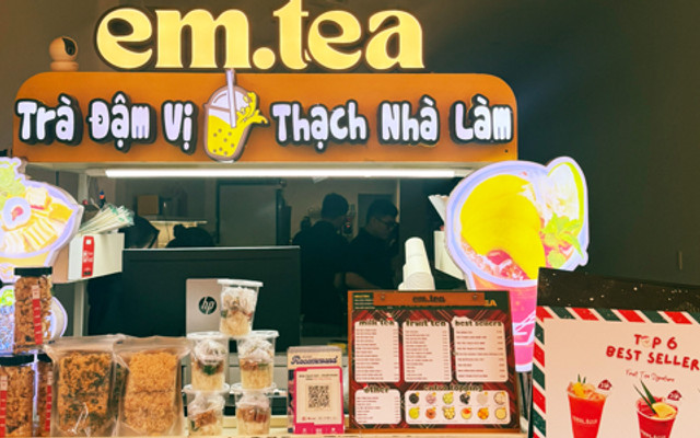 Em Milk Tea - Bưởi Đào Dâu tây, Trà Vải Đào & Trà Sữa Khoai Môn - 1A Hàn Thuyên