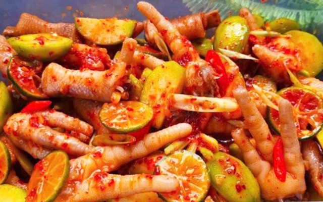 An Nhiên Quán - Chân Gà Rút Xương Sả Ớt - Sốt Thái