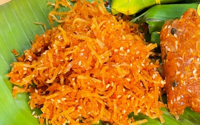 Xôi Xéo Lá Dứa & Tré Huế Trộn - Bếp Nhà Ari