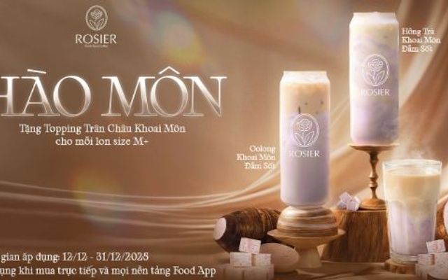 Trà Sữa Rosier - Fresh Tea & Coffee - Hồ Tùng Mậu