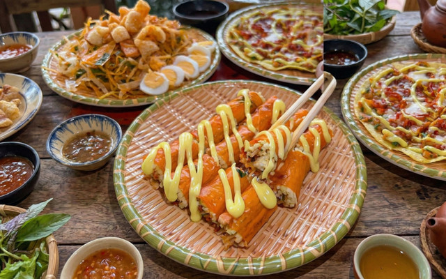 Bánh Tráng Hai Đứa - Bánh Tráng Phơi Sương Chấm, Trộn & Cuốn - Thủ Dầu Một