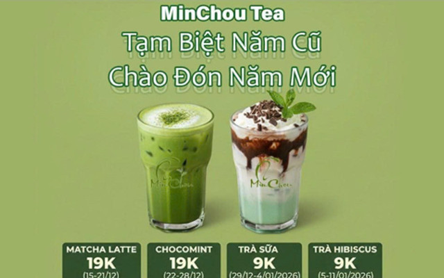 Minchou Tea - Matcha Latte Khổng Lồ