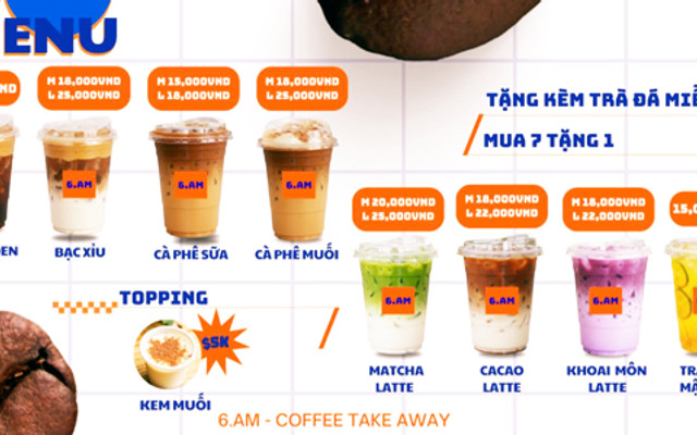 6.AM - Coffee & Latte - Trần Bạch Đằng