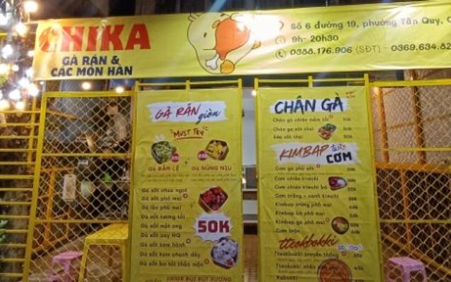 Chika - Gà Rán & Món Ăn Hàn Quốc - Đường 19