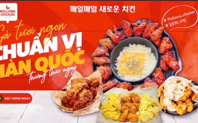 Nollowa Chicken - Ẩm Thực Hàn Quốc - Thụy Khuê