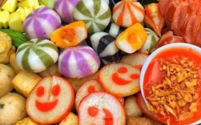 Ăn Vặt Bi Péo - Cá Viên Chiên & Bánh Tráng Trộn - Đình Nghi Xuân
