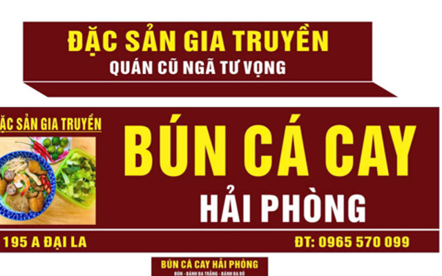 Bún Cá Cay Hải Phòng Trần Hồng CS2 - 195A Đại La