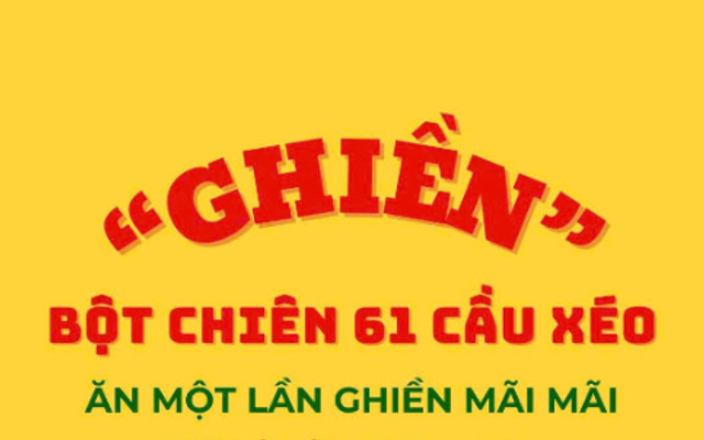 GHIỀN BỘT CHIÊN 61 CẦU XÉO - Bánh Bột Chiên Trứng - Cầu Xéo