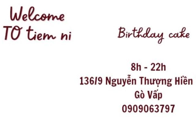 Bánh Kem Tiệm Ni