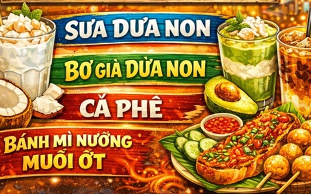 Sữa Dừa, Bơ & Cà Phê - Ăn Vặt Hân Hân - 70 Cô Bắc