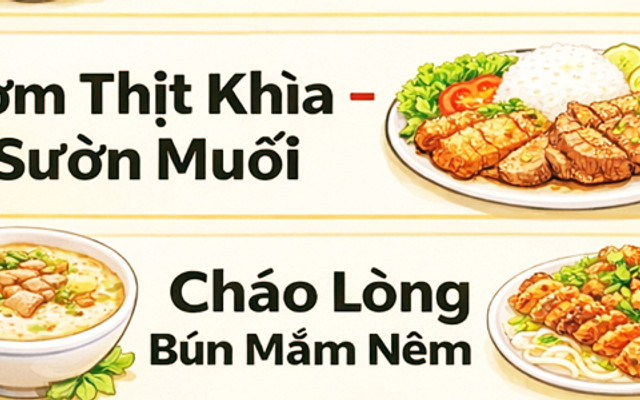 Cơm Thịt Khìa - Sườn Muối Sả - 50 Trần Hoàng Na