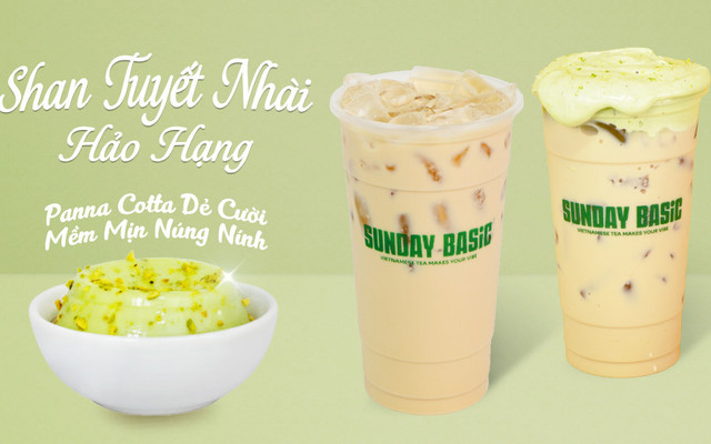 Trà Sữa Sunday Basic - Thạch Lam