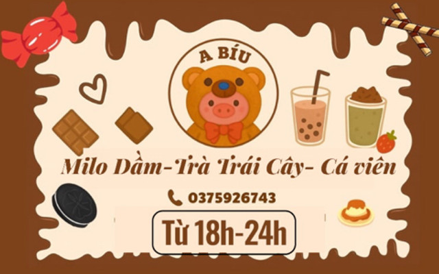 A Bíu - Milo Dầm, Trà Trái Cây & Cá Viên Chiên