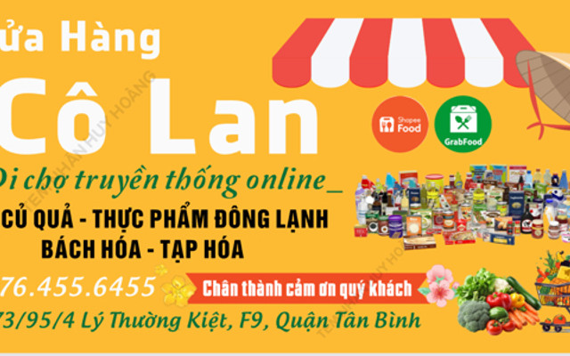 Cửa Hàng Cô Lan - Rau Củ Quả, Thực Phẩm Đông Lạnh - Lý Thường Kiệt