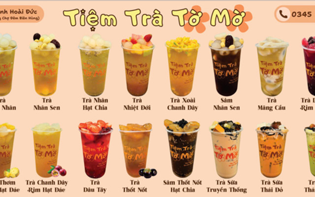 Tiệm Trà Tờ Mờ - Trà Trái Cây & Trà Sữa Topping