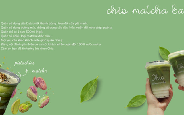 Chio Matcha Bar - Trần Nhật Duật