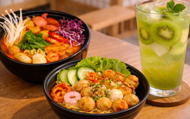 100T - Mì Trộn, Mì Thái & Trà - Hoàng Bật Đạt