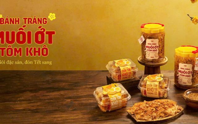 Bánh Tráng Tóp Mỡ Trứng Lòng Đào - Thèm Gì Cũng Có - Bình Giã