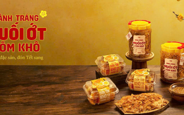 Bánh Tráng Tóp Mỡ Trứng Lòng Đào - Thèm Gì Cũng Có - Rạch Bùng Binh